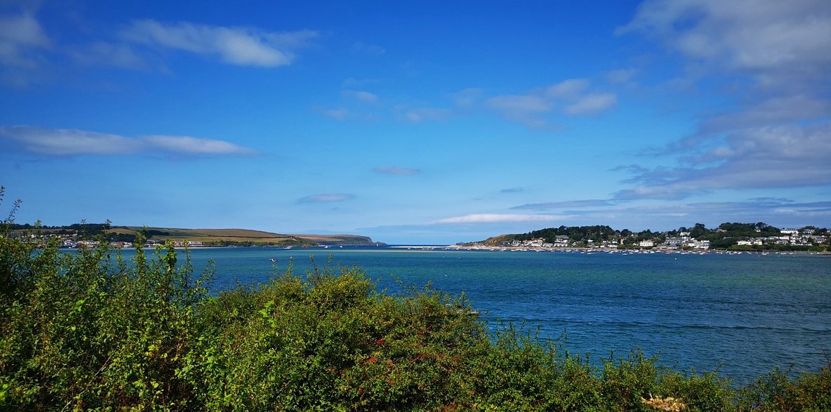 view of the sea from camel trail